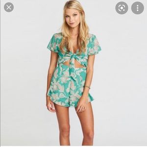 Show me your mumu jade paisley romper